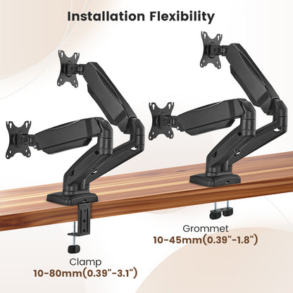 ACGAM MAS-1D Spring-Assisted Dual-Monitor Mount