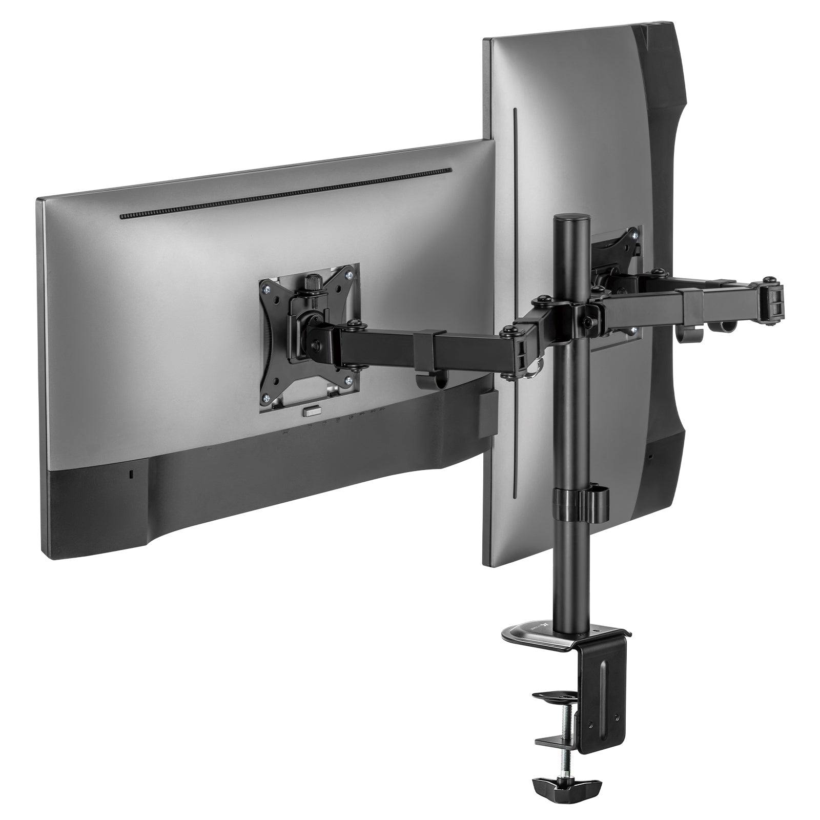 ACGAM MDS-1D Articulated Steel Dual-Monitor Mount