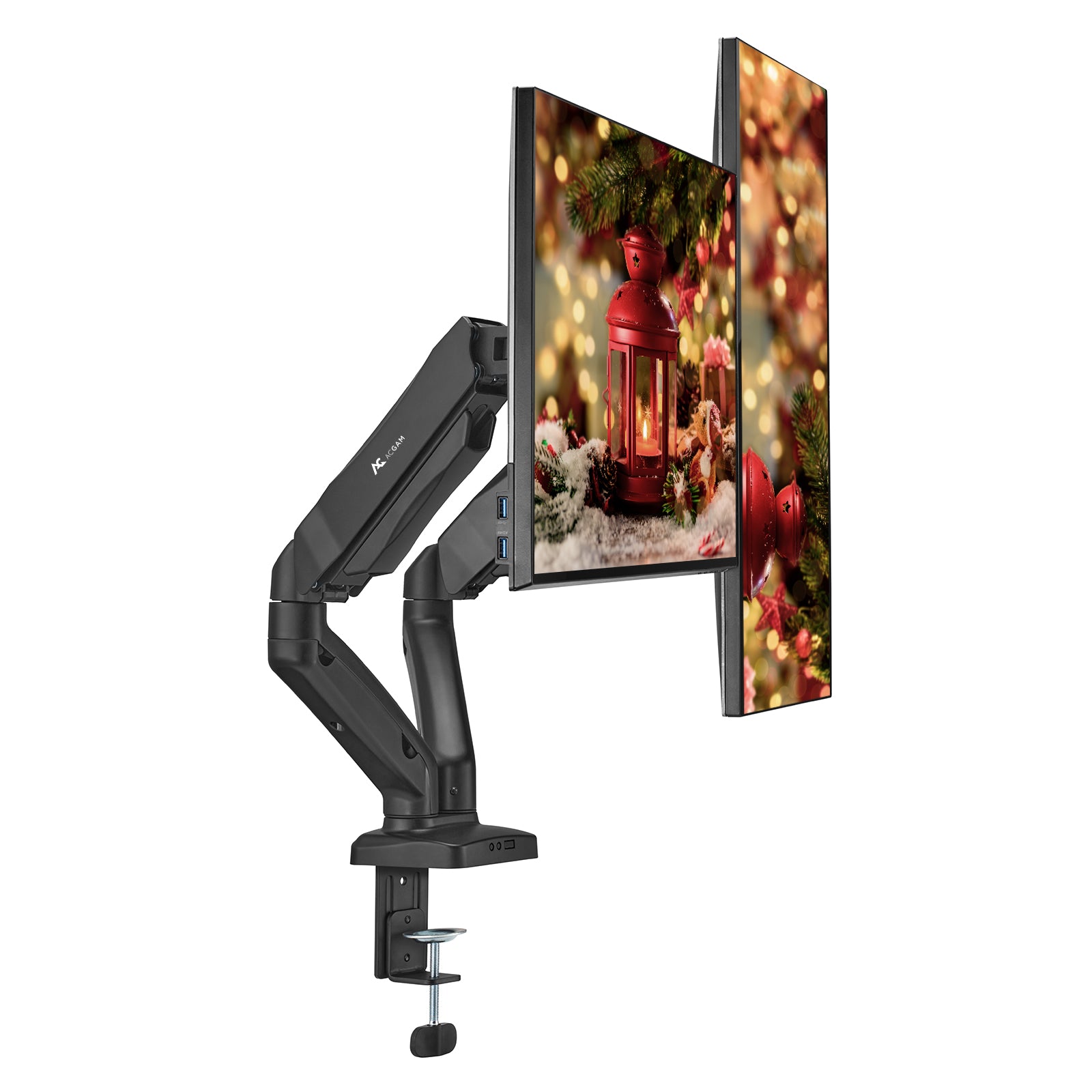 ACGAM MAS-1D Spring-Assisted Dual-Monitor Mount