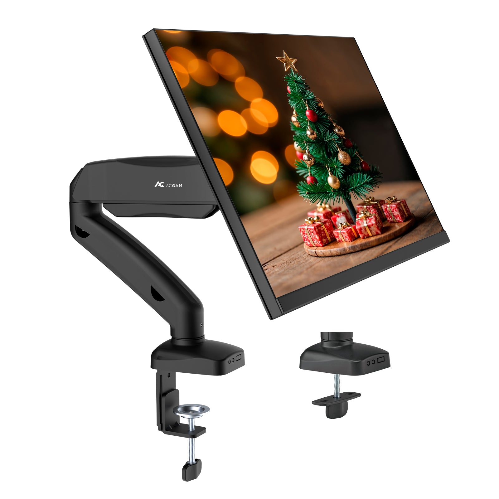 ACGAM MAS-1S Spring-Assisted Single-Monitor Mount