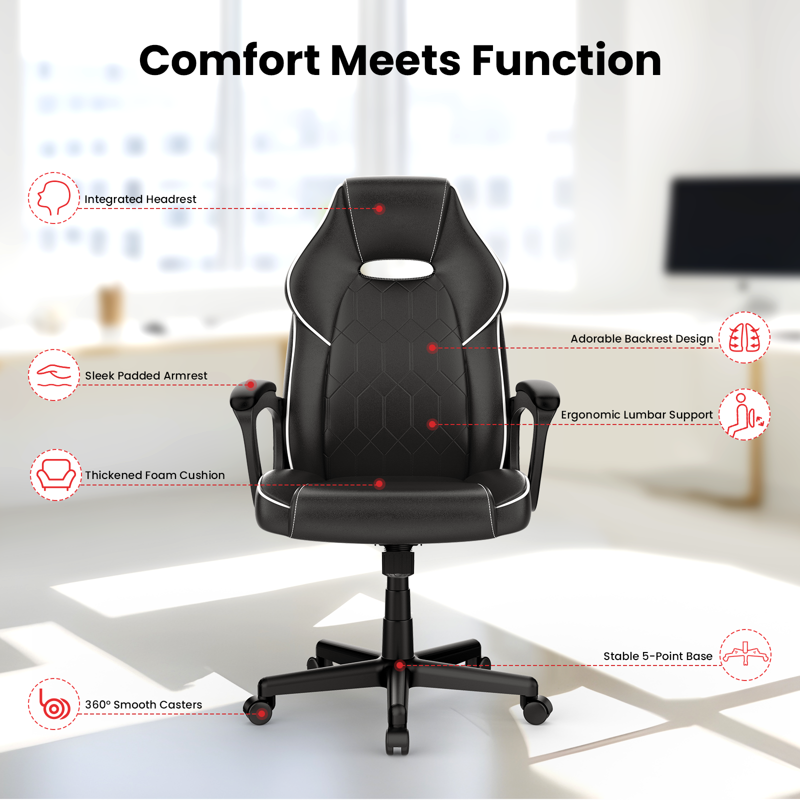 ACGAM CG-4850 Gaming Office Chair