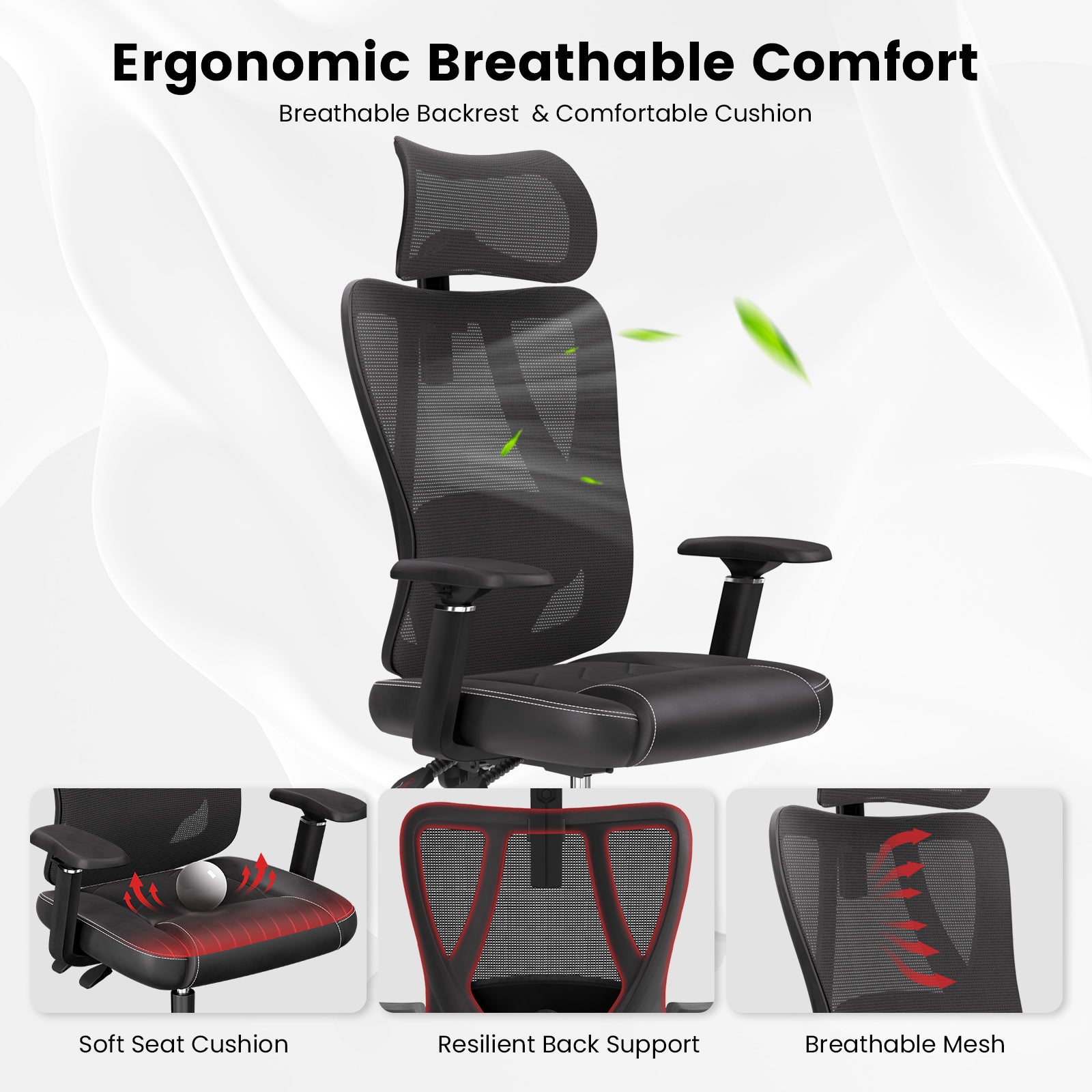 ACGAM CG-5455M Ergonomic Gaming Office Chair