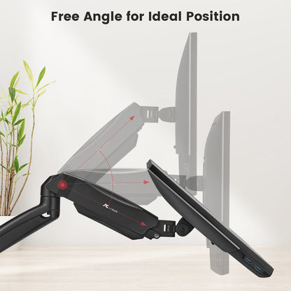 ACGAM MAS-1S Spring-Assisted Single-Monitor Mount