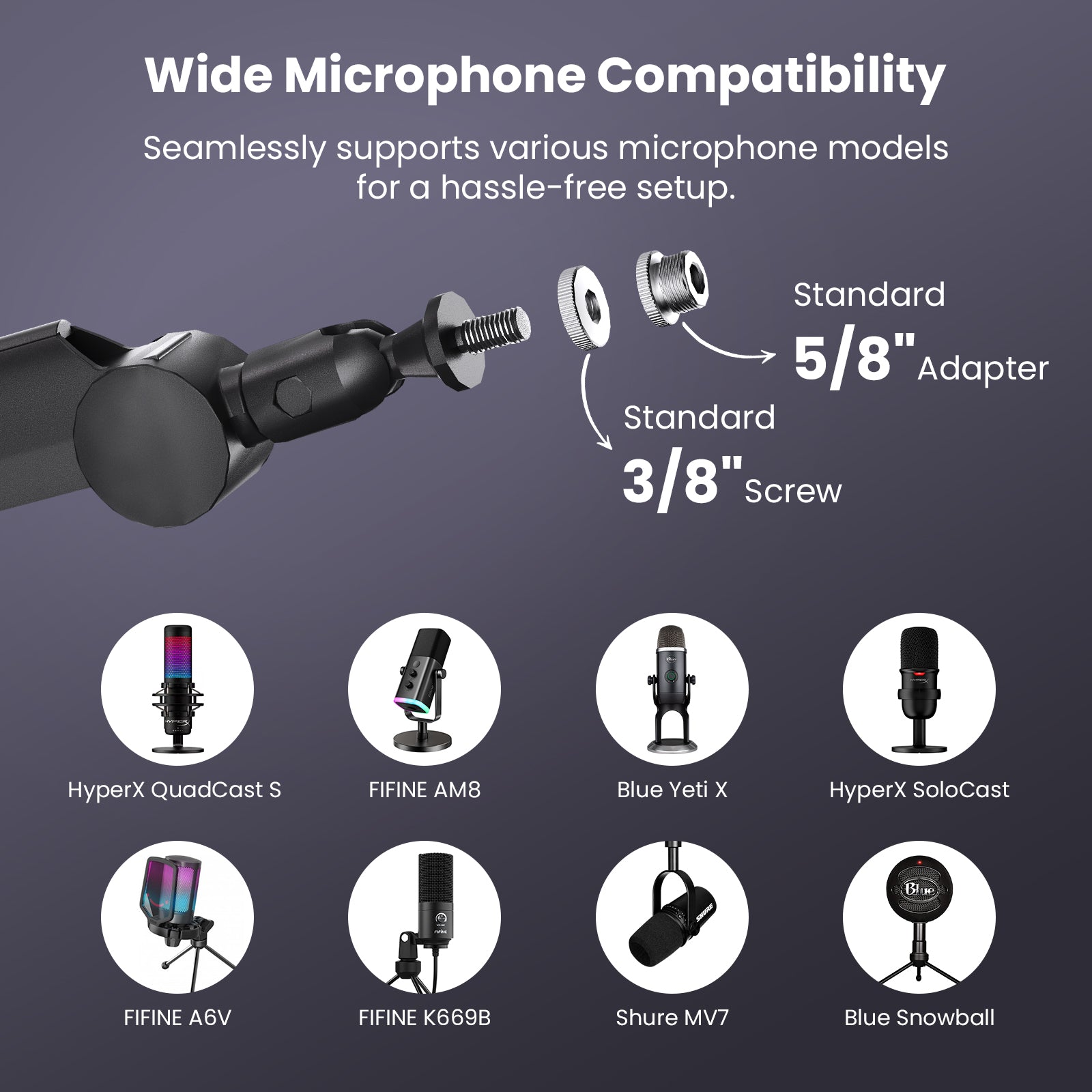 ACGAM MPS-1 Contemporary Studio Microphone Arm