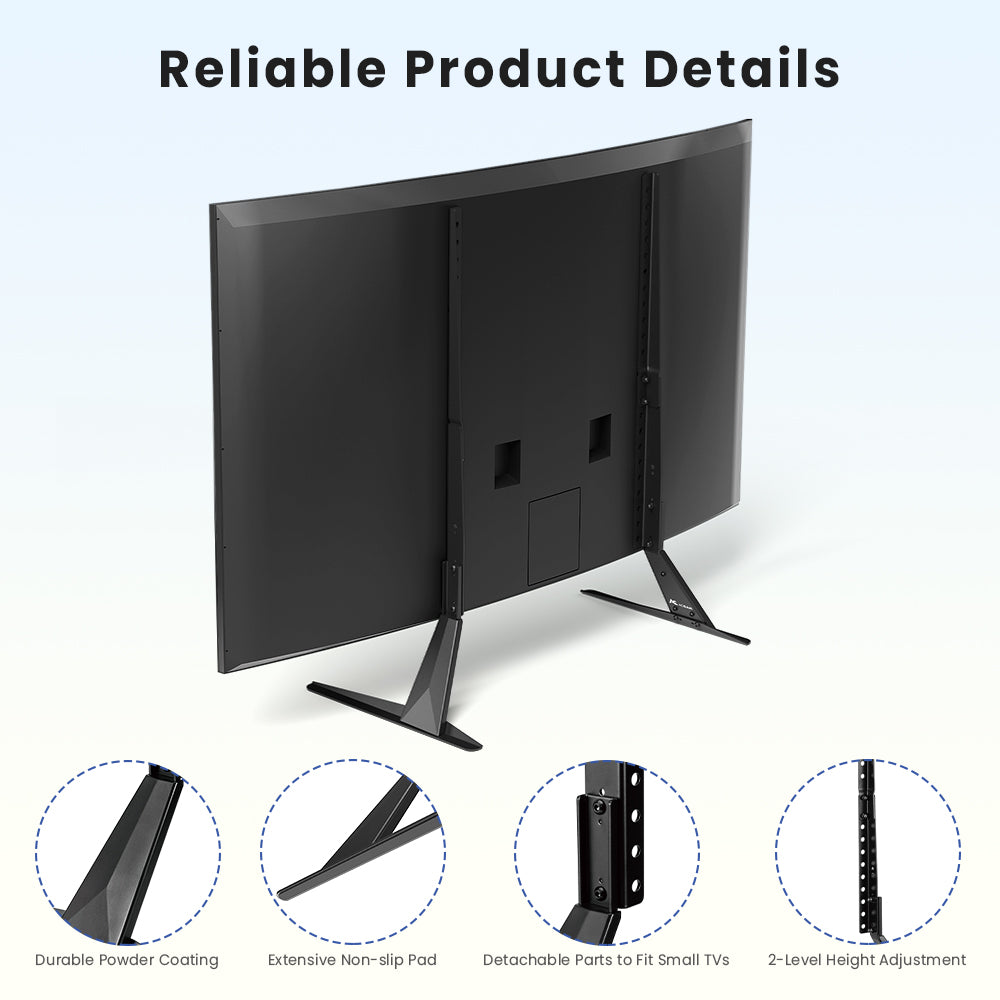 ACGAM TDS-1 Economy Adjustable Tabletop TV Stand